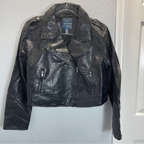 Modcloth Crocodile Rock Moto Jacket - Picture 2 of 14
